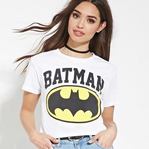batman crop top forever 21